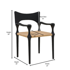 Trono Dining Chair DecoAmi