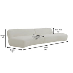 Reverie 140" Sofa DecoAmi
