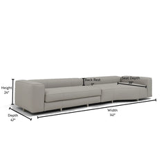 Allegra 141" Sofa DecoAmi