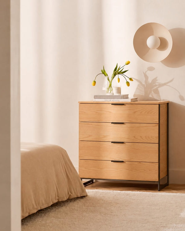 Arber 4-Drawer Cabinet DecoAmi