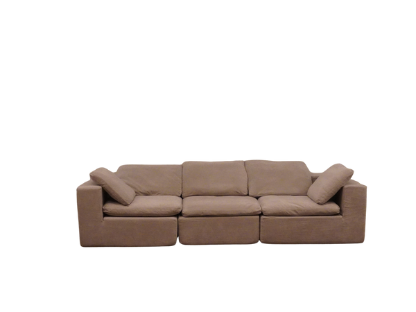 Esme L-shaped Sectional Sofa (Tan)